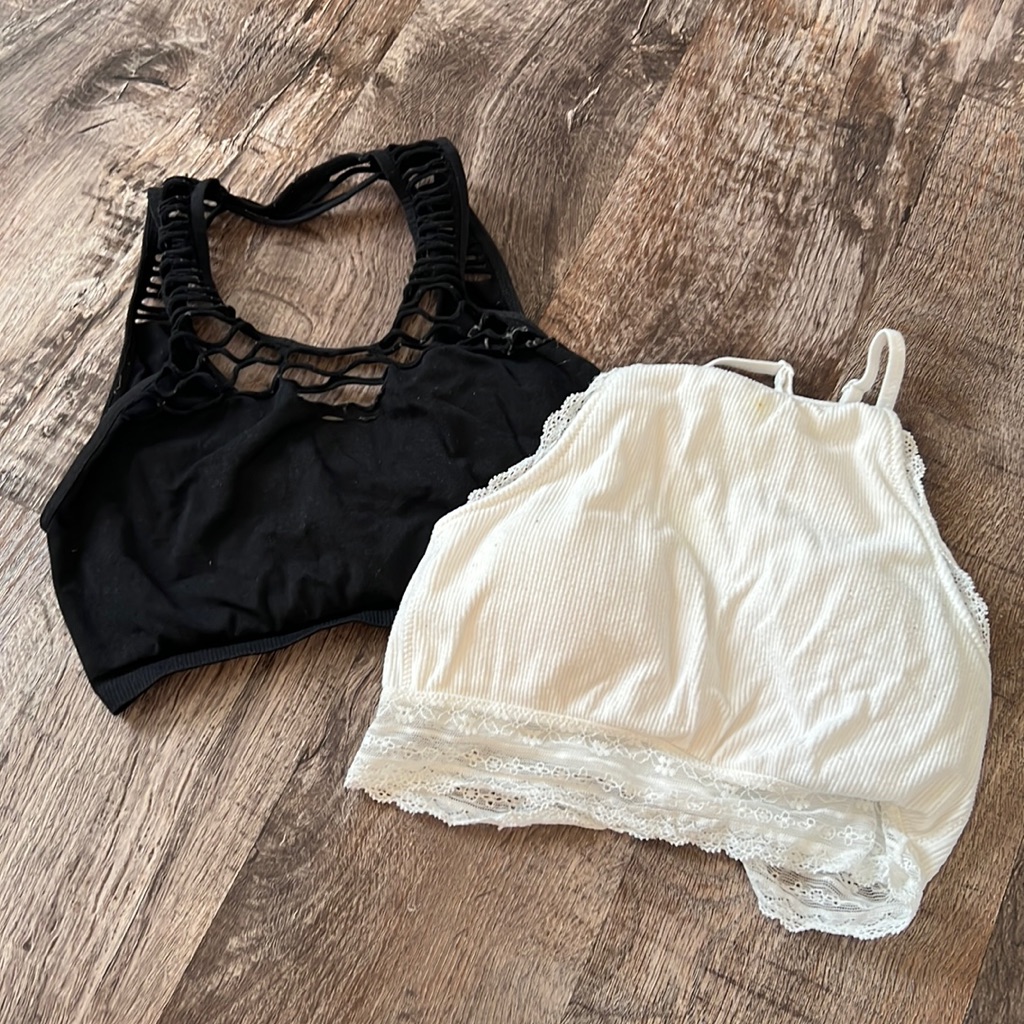 Two Bke Bralettes